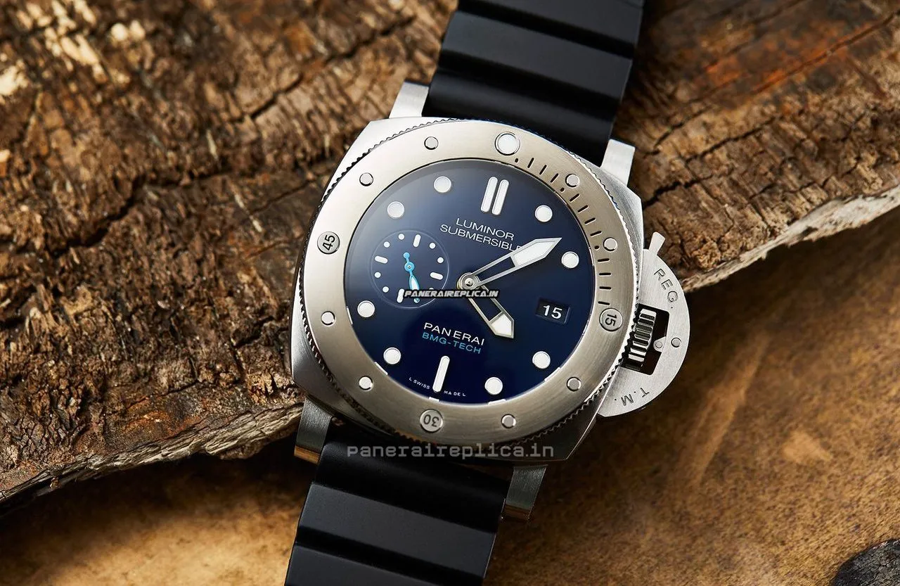 Alternative view of Great Replica Panerai Luminor Submersible 47mm Titanium Case Mens/unisex Automatic Watch