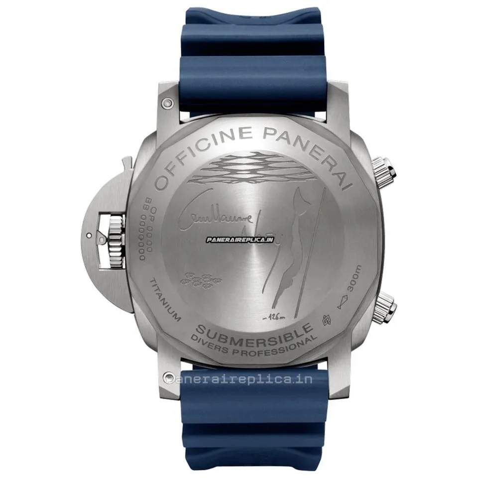 Alternative view of Incredible Knockoff Panerai Luminor Submersible 47mm Titanium Case Mens/unisex Automatic Watch