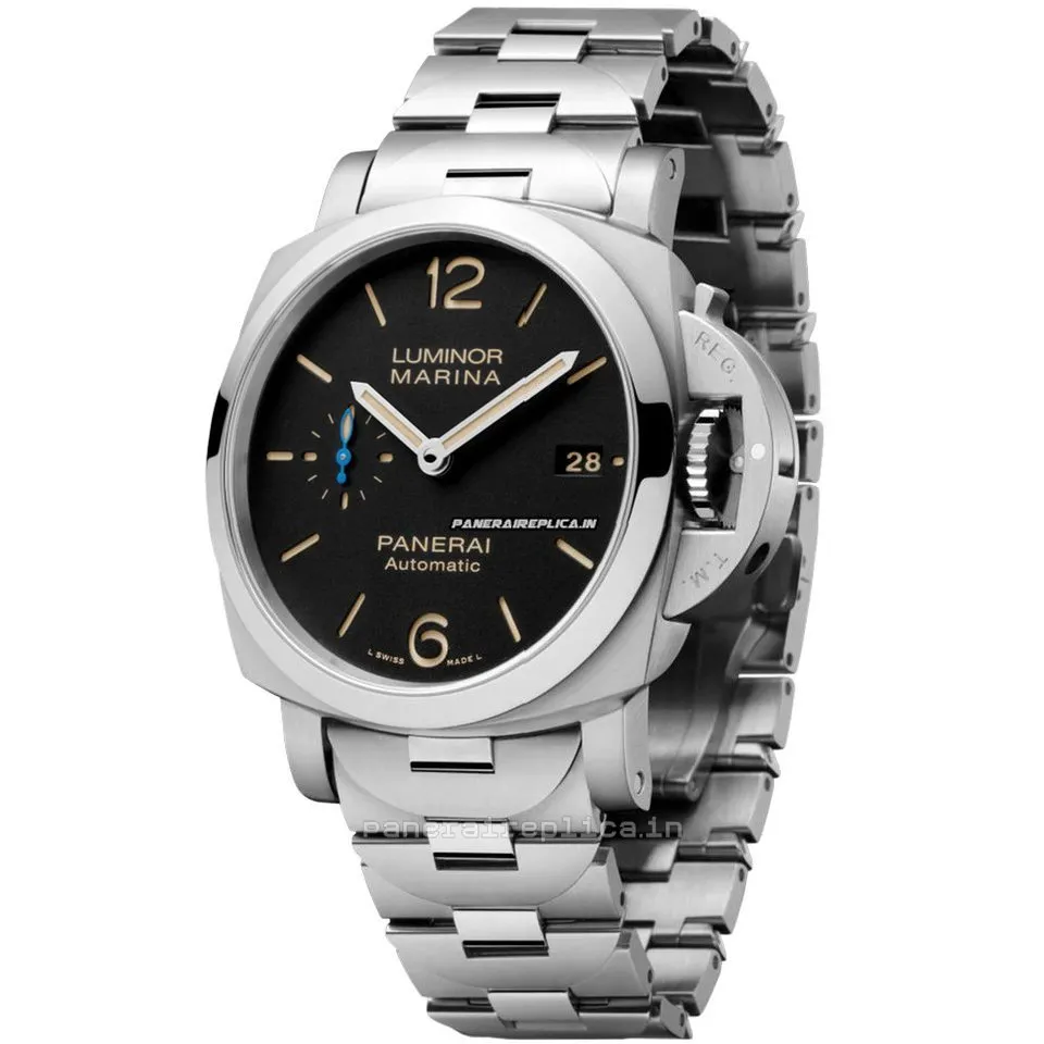 Alternative view of 1:1 Replica Panerai Luminor Marina 42mm Steel Case Mens/unisex Automatic Watch