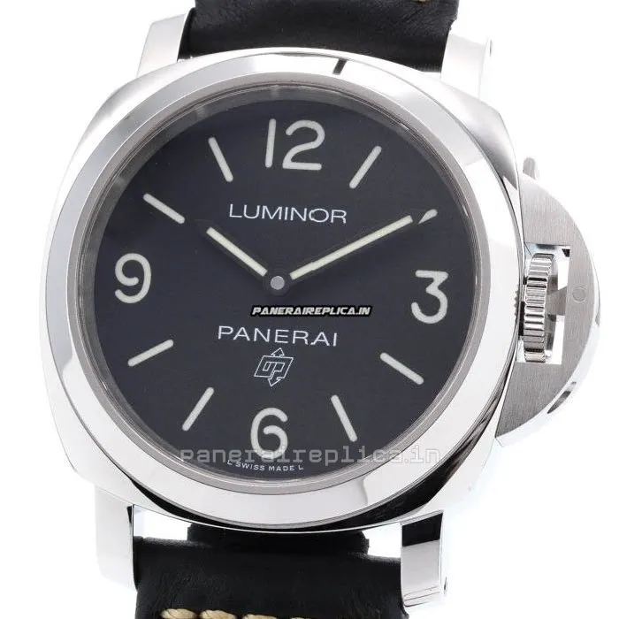 Wholesale Copy Panerai Luminor Base 44mm Steel Case Mens/unisex Manual Winding Watch