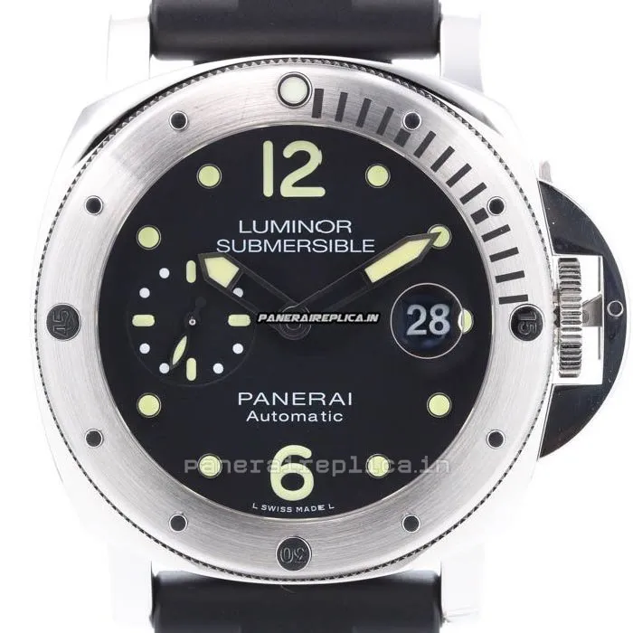Alternative view of Excellent Fake Panerai Luminor Submersible 44mm Steel Case Mens/unisex Automatic Watch