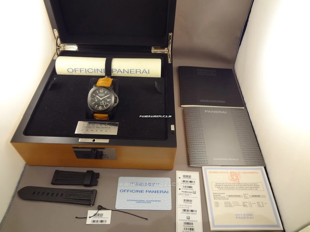 1:1 Replica Panerai Luminor Power Reserve Steel Case Mens/unisex Automatic Watch
