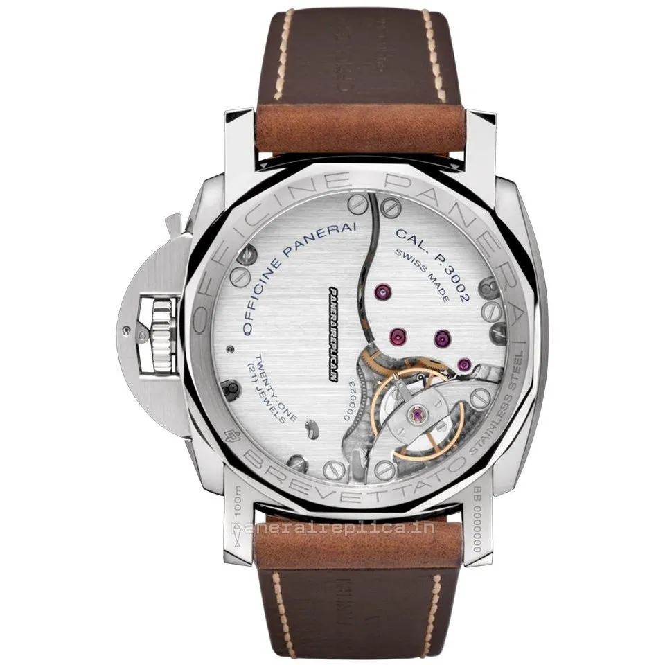 Alternative view of Beautiful Imitation Panerai Luminor 1950 47mm Steel Case Mens/unisex Manual Winding Watch