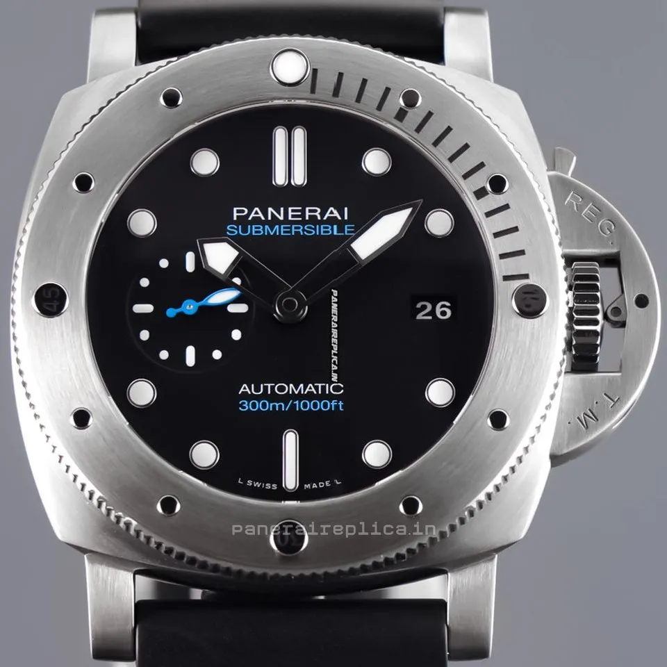 Superior Imitation Panerai Luminor Submersible 47mm Titanium Case Mens/unisex Automatic Watch