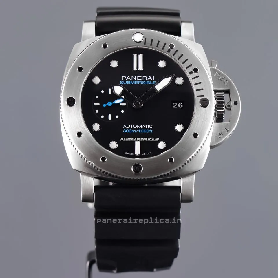 Alternative view of Superior Imitation Panerai Luminor Submersible 47mm Titanium Case Mens/unisex Automatic Watch