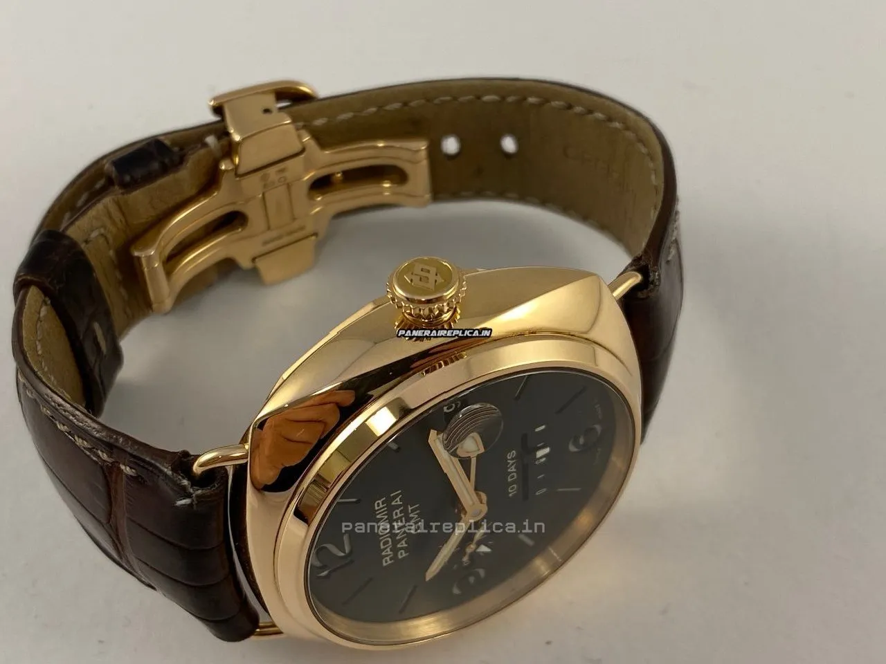 Alternative view of Superior Replica Panerai Special Editions 45mm Rose Gold Case Mens/unisex Automatic Watch