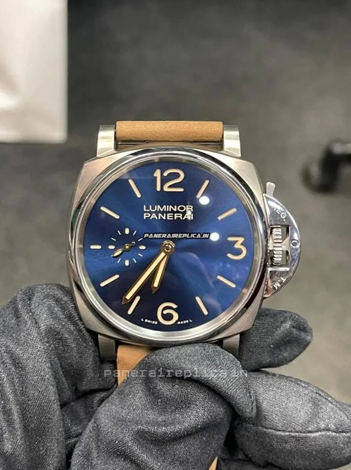 Top Replica Panerai Luminor Due 42mm Titanium Case Mens/unisex Manual Winding Watch