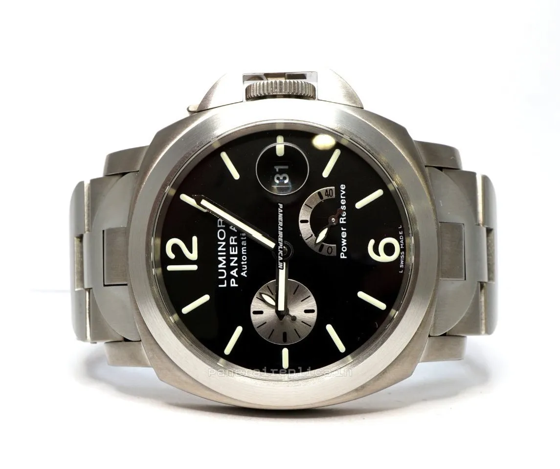 High Quality Copy Panerai Luminor Power Reserve 44mm Titanium Case Mens/unisex Automatic Watch