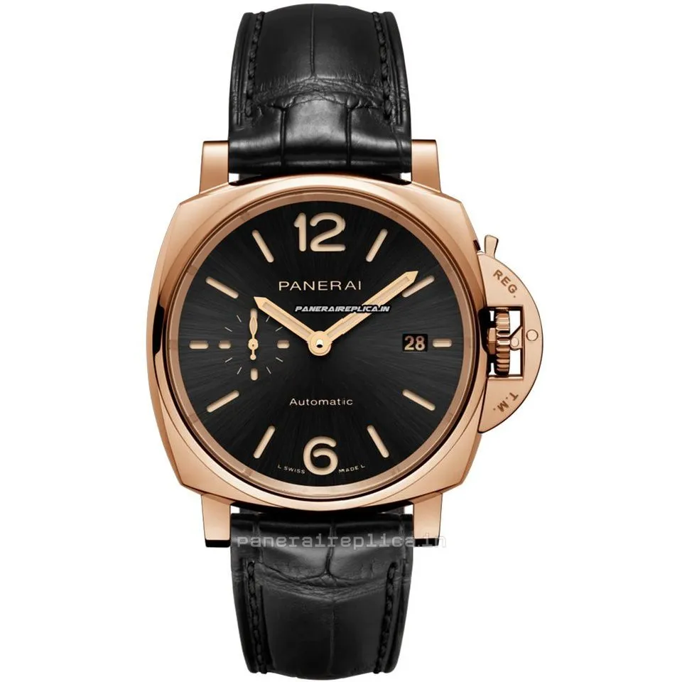 Offering Replica Panerai Panerai Watches 42mm Rose Gold Case Mens/unisex Automatic Watch