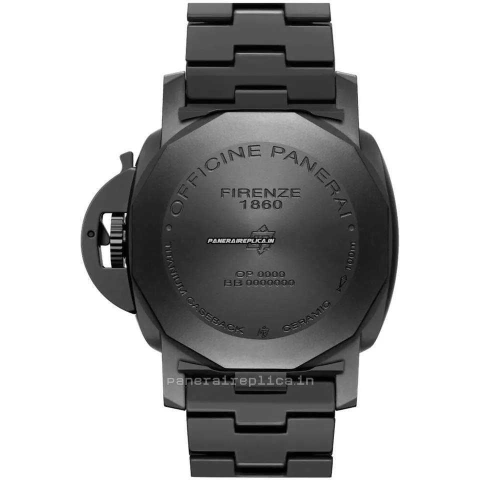 Alternative view of Mind-boggling Clone Panerai Luminor 1950 44mm Ceramic Case Mens/unisex Automatic Watch