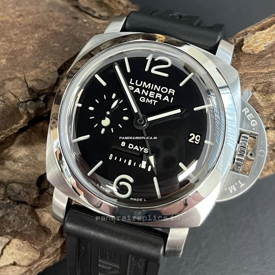 Ideal Replica Panerai Luminor 1950 44mm Steel Case Manual Winding Watch