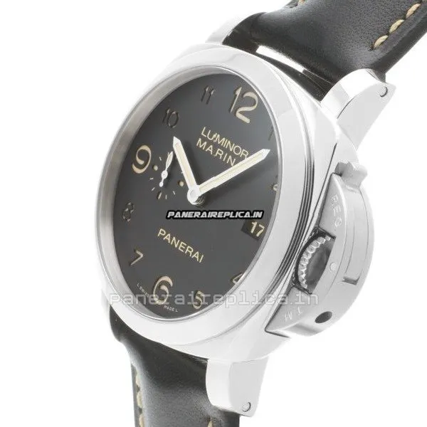 Alternative view of Cool Fake Panerai Luminor Marina 44mm Steel Case Automatic Watch