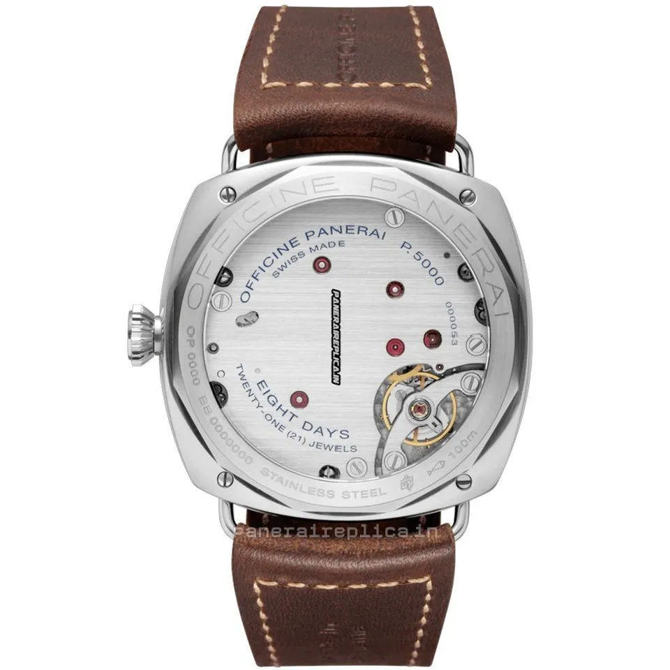 Alternative view of Special Fake Panerai Radiomir 8 Days Gmt 45mm Steel Case Mens/unisex Manual Winding Watch