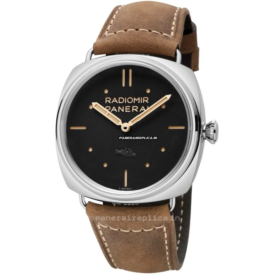 Alternative view of Fantastic Clone Panerai Radiomir 3 Days Gmt 47mm Steel Case Mens/unisex Manual Winding Watch