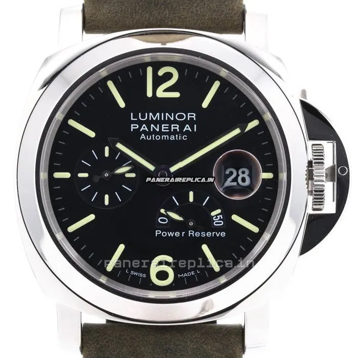 Alternative view of Suitable Replica Panerai Luminor Power Reserve 44mm Steel Case Mens/unisex Automatic Watch