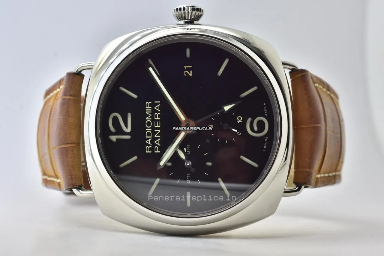 Defect Replica Panerai Radiomir 10 Days Gmt 47mm Steel Case Mens/unisex Automatic Watch