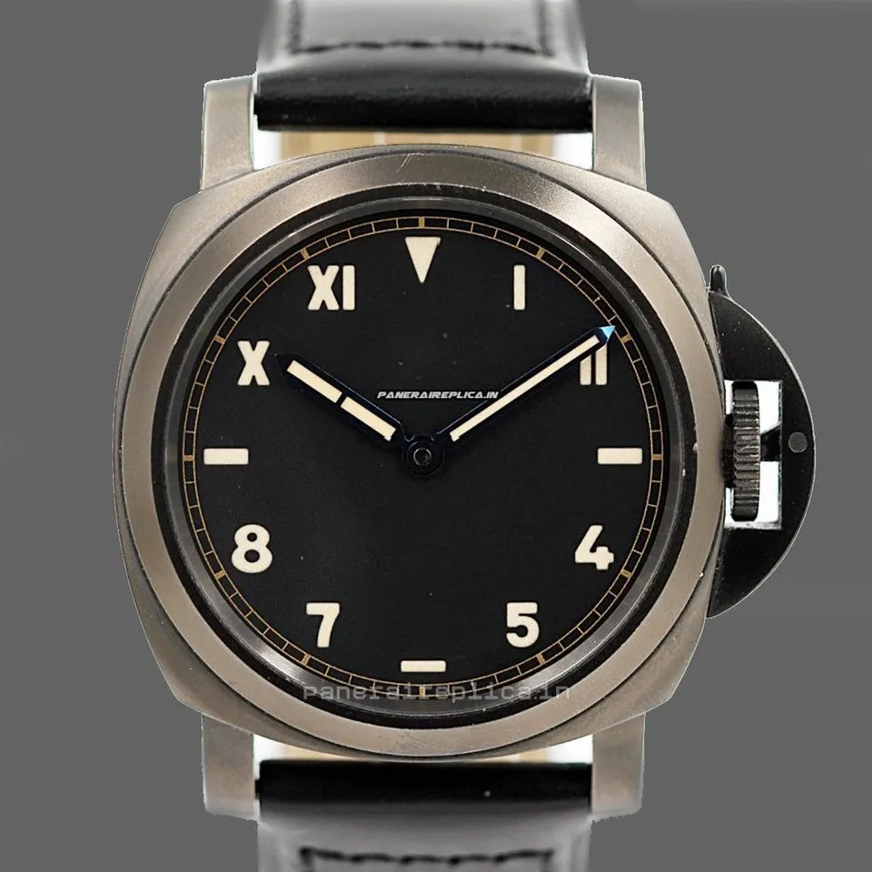 Wholesale Copy Panerai Luminor 44mm Titanium Case Mens/unisex Manual Winding Watch