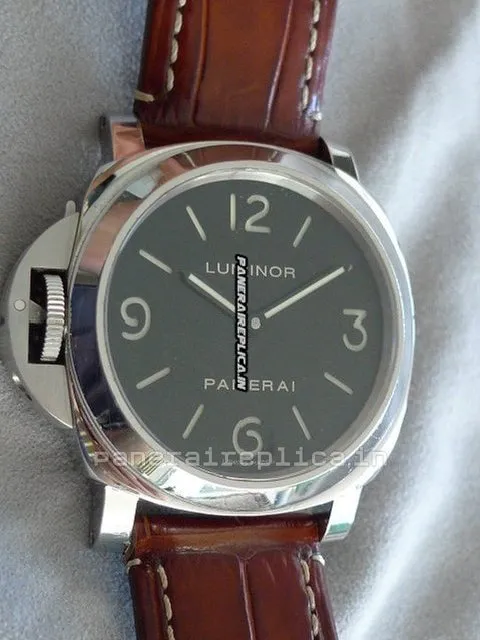 Alternative view of Popular Clone Panerai Luminor Base Steel Case Watch