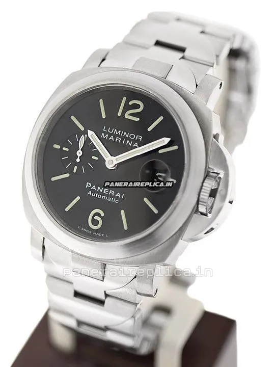 Alternative view of Fabulous Fake Panerai Luminor Marina Titanium Case Automatic Watch