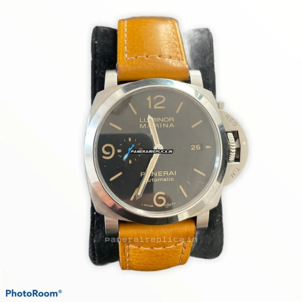 Alternative view of Superior Knockoff Panerai Luminor Marina 44mm Steel Case Mens/unisex Automatic Watch