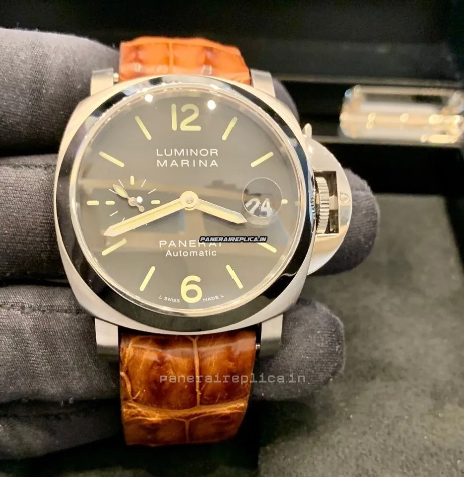 Pleasing Fakes Panerai Luminor Marina 40mm Steel Case Mens/unisex Automatic Watch