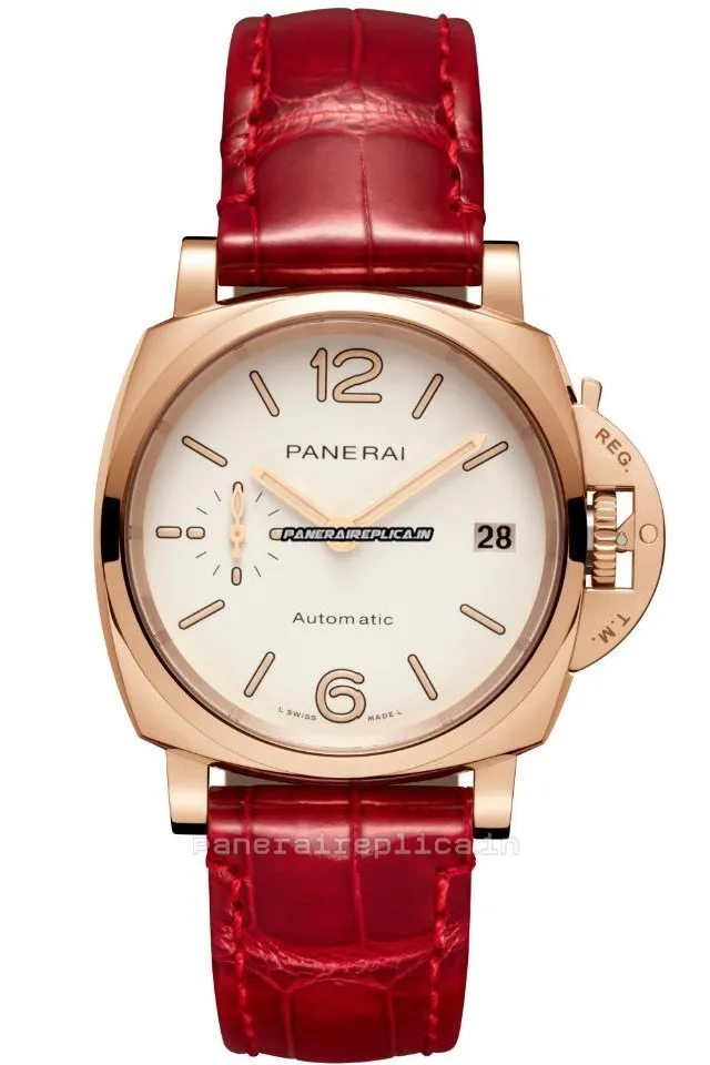 Great Replica Panerai Panerai Watches 38mm Rose Gold Case Automatic Watch