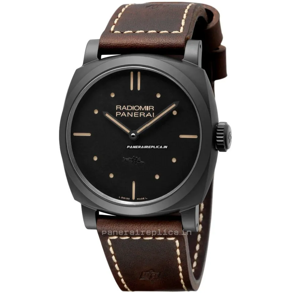 Alternative view of Luxury Copies Panerai Radiomir 1940 48mm Ceramic Case Mens/unisex Manual Winding Watch