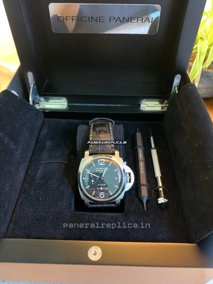 Alternative view of Great Replica Panerai Luminor 1950 44mm Steel Case Mens/unisex Manual Winding Watch