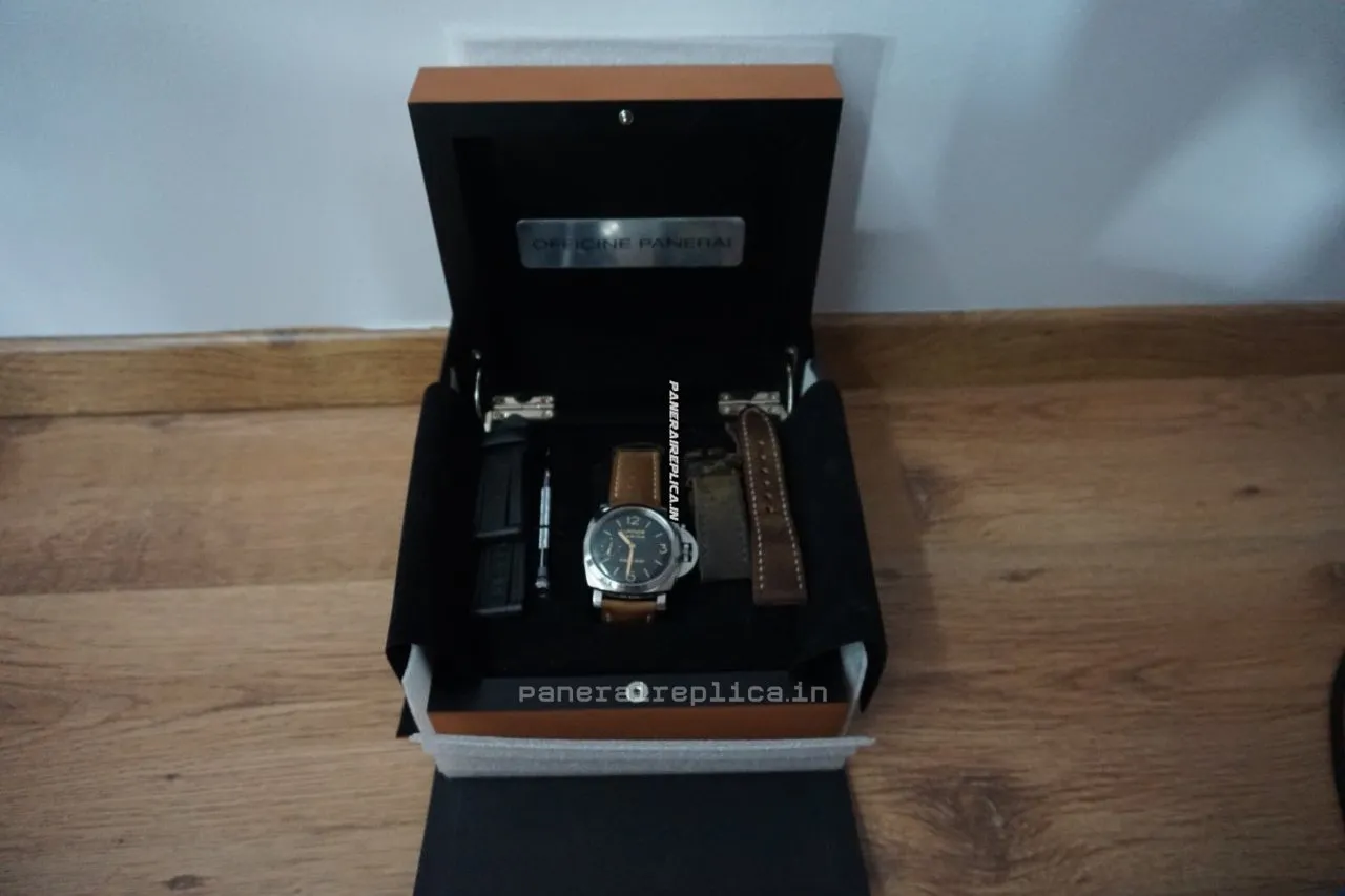 Alternative view of Incredible Copy Panerai Luminor Marina 47mm Steel Case Mens/unisex Manual Winding Watch