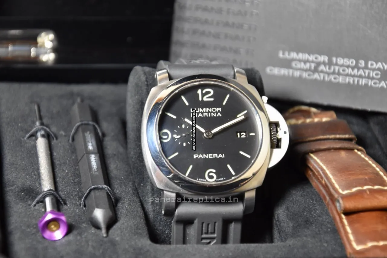 Alternative view of Nice Replica Panerai Luminor Marina 44mm Steel Case Mens/unisex Automatic Watch