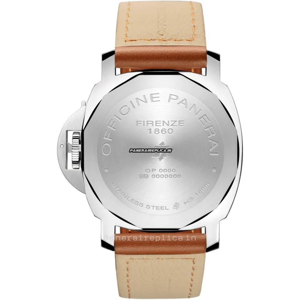 Alternative view of Perfect Fake Panerai Luminor Base 44mm Steel Case Mens/unisex Manual Winding Watch