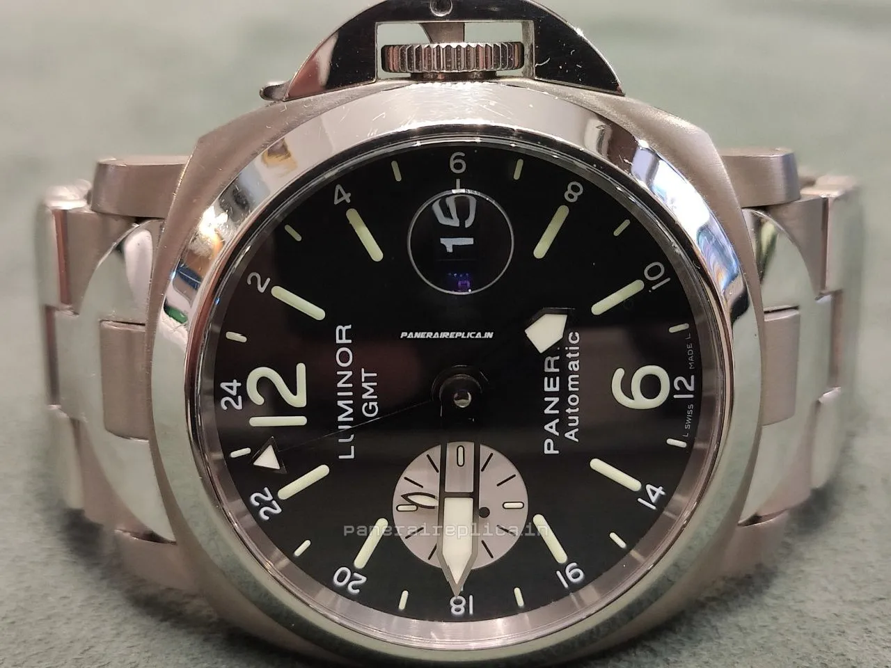 Nice Replica Panerai Luminor Gmt Automatic 44mm Titanium Case Mens/unisex Automatic Watch