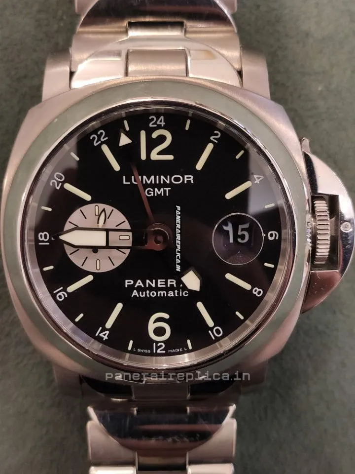 Alternative view of Nice Replica Panerai Luminor Gmt Automatic 44mm Titanium Case Mens/unisex Automatic Watch