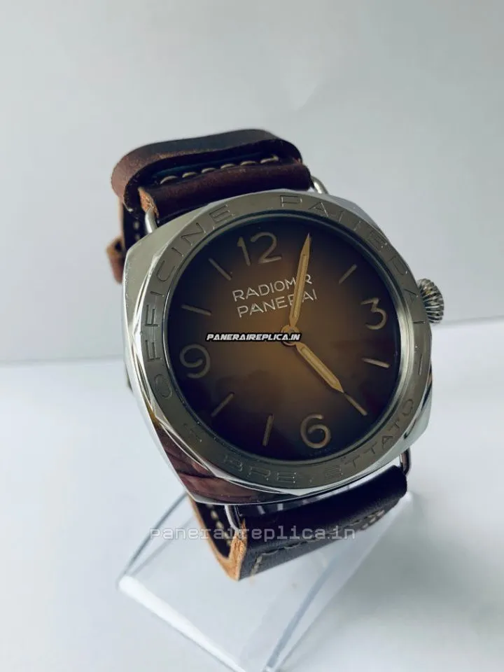 Alternative view of High-end Imitation Panerai Special Editions 47mm Steel Case Mens/unisex Manual Winding Watch