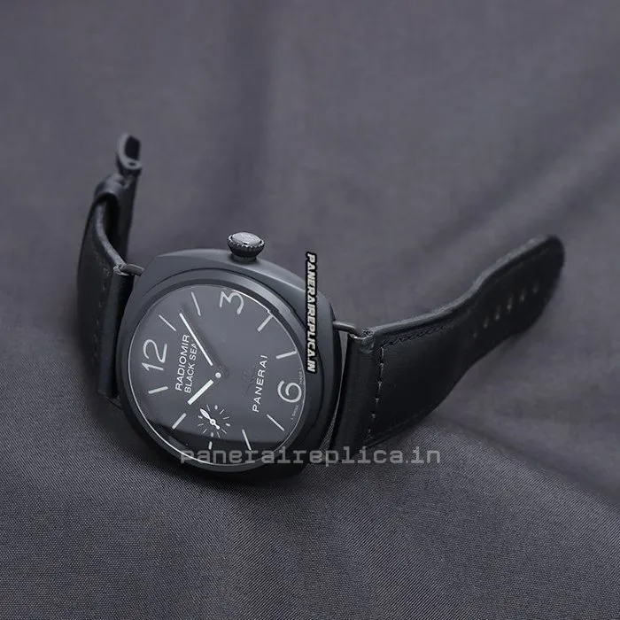 Alternative view of Luxury Replica Panerai Radiomir Black Seal 45mm Ceramic Case Manual Winding Watch