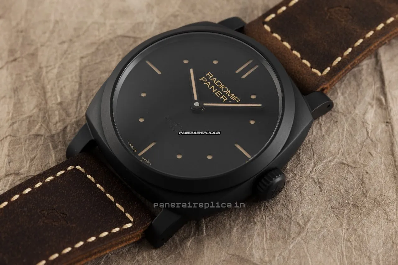 Alternative view of Wonderful Imitation Panerai Radiomir 1940 48mm Ceramic Case Mens/unisex Manual Winding Watch