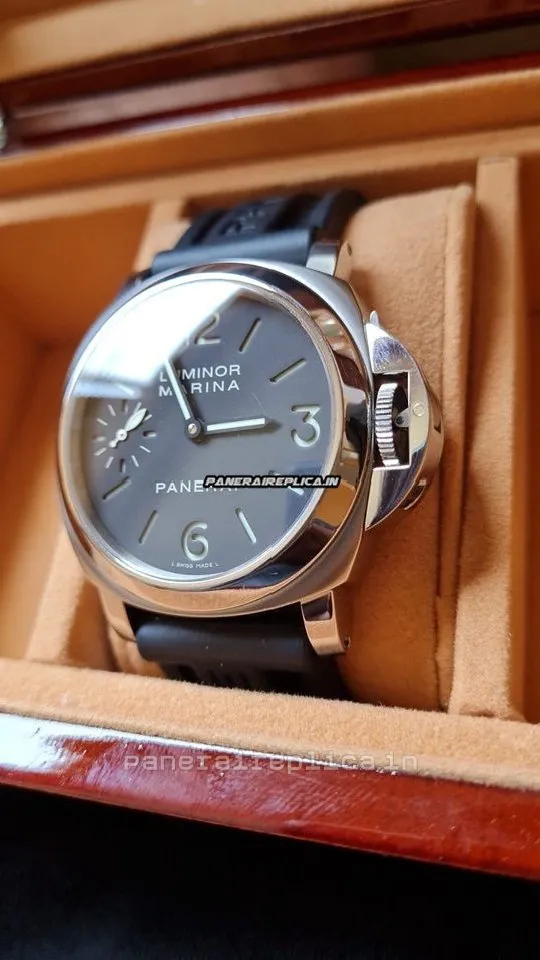 Alternative view of Exquisite Fake Panerai Luminor Base 44mm Steel Case Mens/unisex Manual Winding Watch