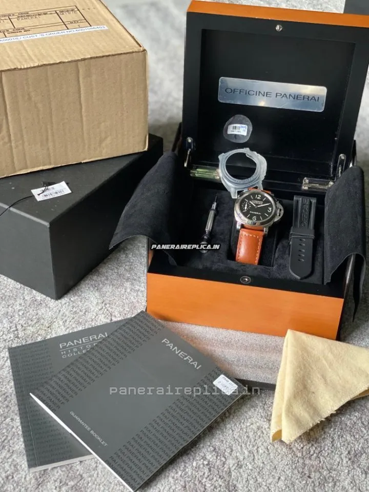 Alternative view of Unique Replica Panerai Luminor Marina 44mm Steel Case Mens/unisex Manual Winding Watch
