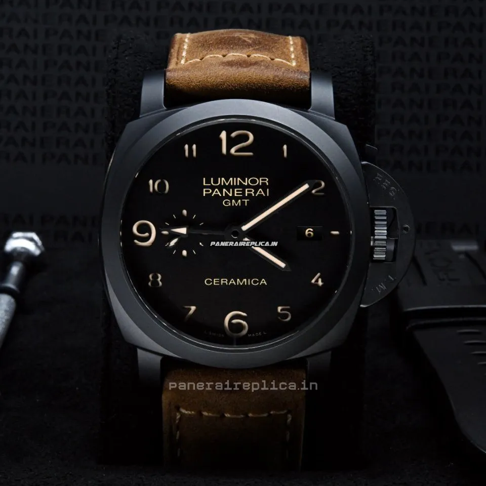 Alternative view of Discount Fake Panerai Luminor 1950 44mm Ceramic Case Mens/unisex Automatic Watch