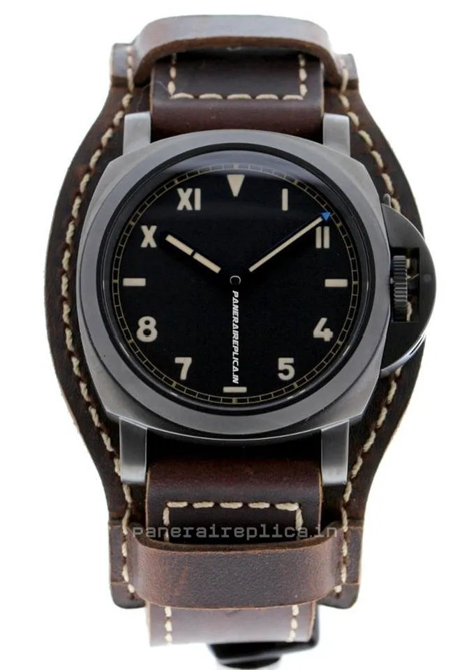 Distinctive Copy Panerai Luminor 44mm Titanium Case Mens/unisex Manual Winding Watch