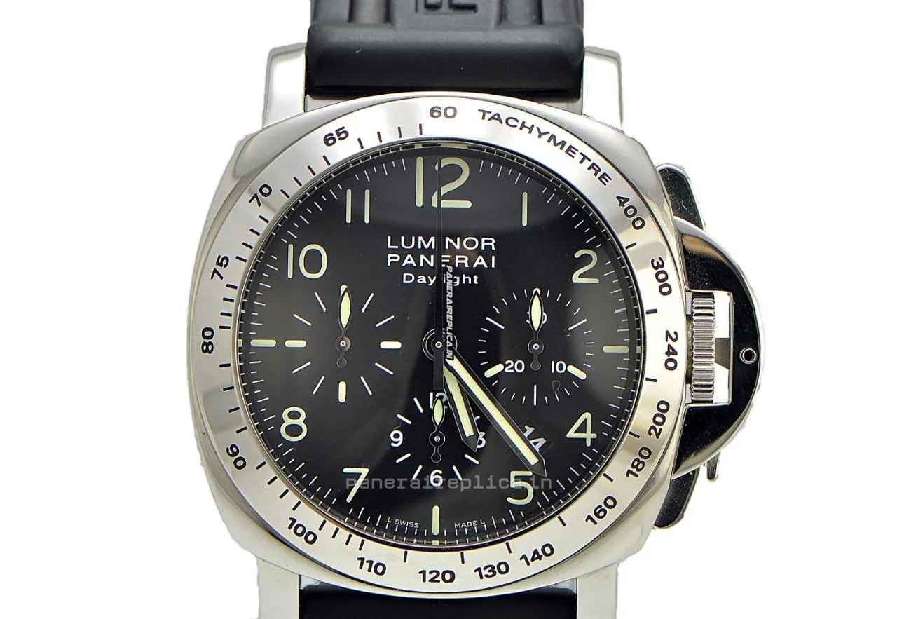 Aaa Clone Panerai Luminor Chrono 44mm Steel Case Mens/unisex Automatic Watch