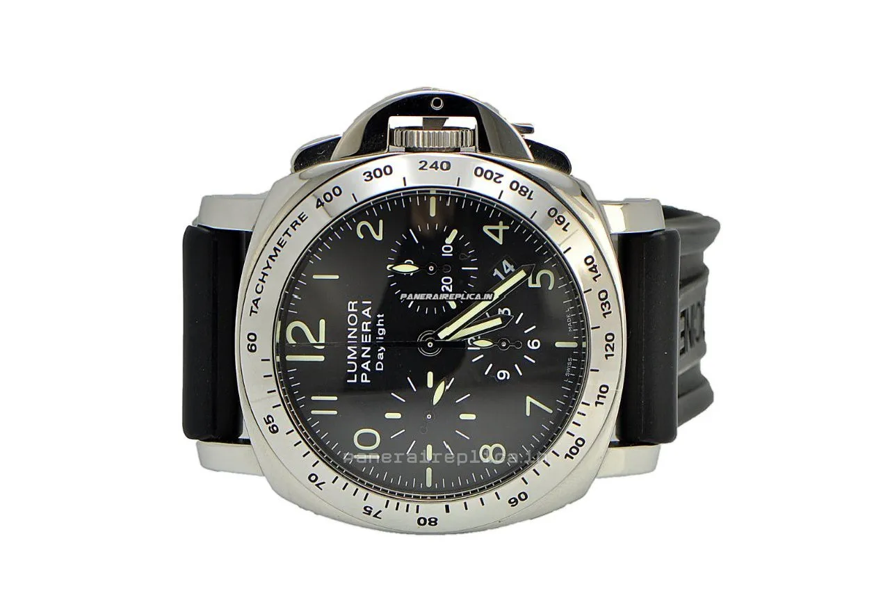 Alternative view of Aaa Clone Panerai Luminor Chrono 44mm Steel Case Mens/unisex Automatic Watch