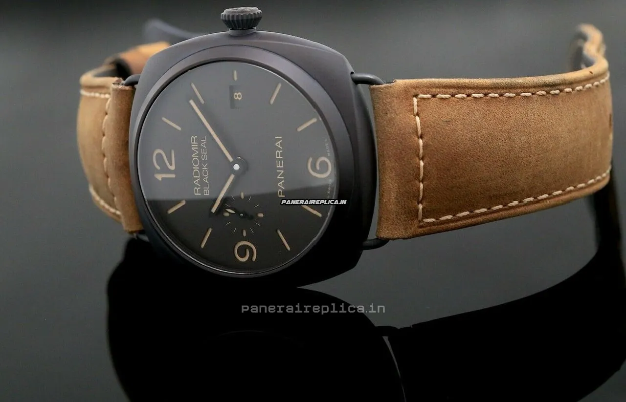 Alternative view of Incredible Replica Panerai Radiomir Black Seal 45mm Ceramic Case Automatic Watch