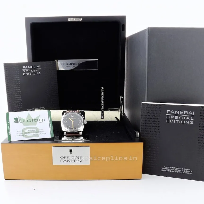 Alternative view of Great Fake Panerai Special Editions 47mm Steel Case Mens/unisex Manual Winding Watch