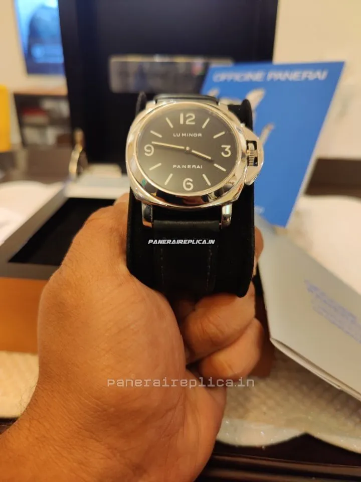 Alternative view of Stylish Replica Panerai Luminor Base 44mm Steel Case Mens/unisex Manual Winding Watch