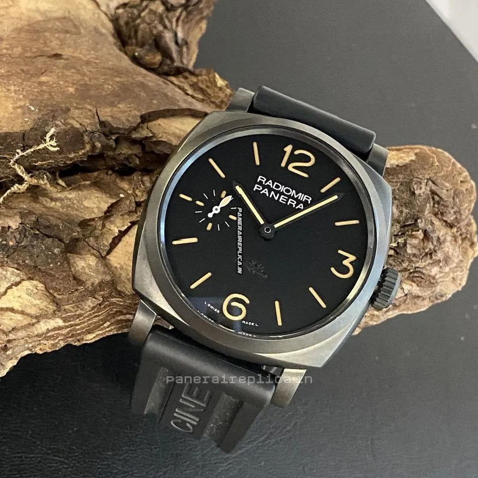 Nice Copy Panerai Special Editions 47mm Steel Case Manual Winding Watch