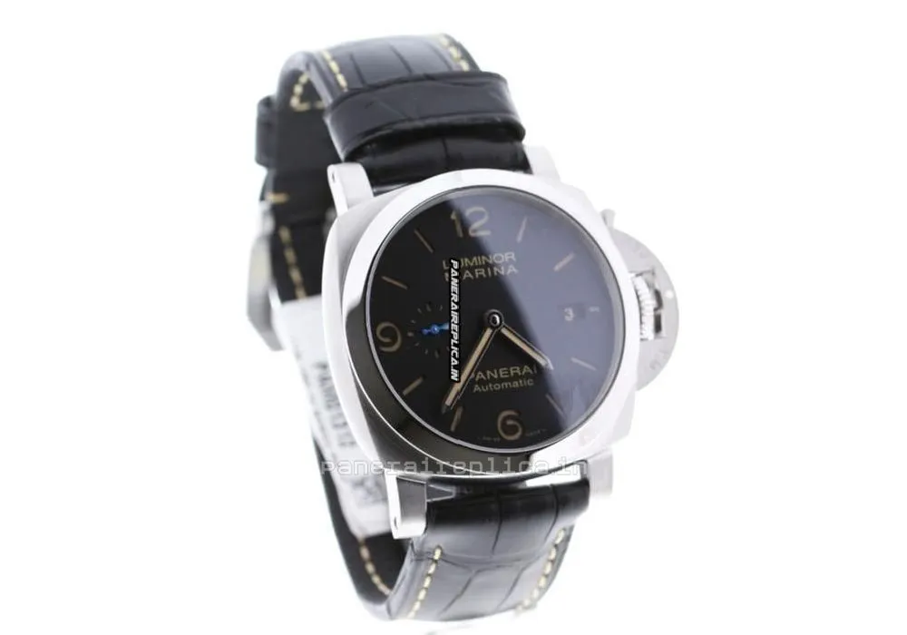 Alternative view of High-end Knockoff Panerai Luminor Marina 44mm Steel Case Mens/unisex Automatic Watch