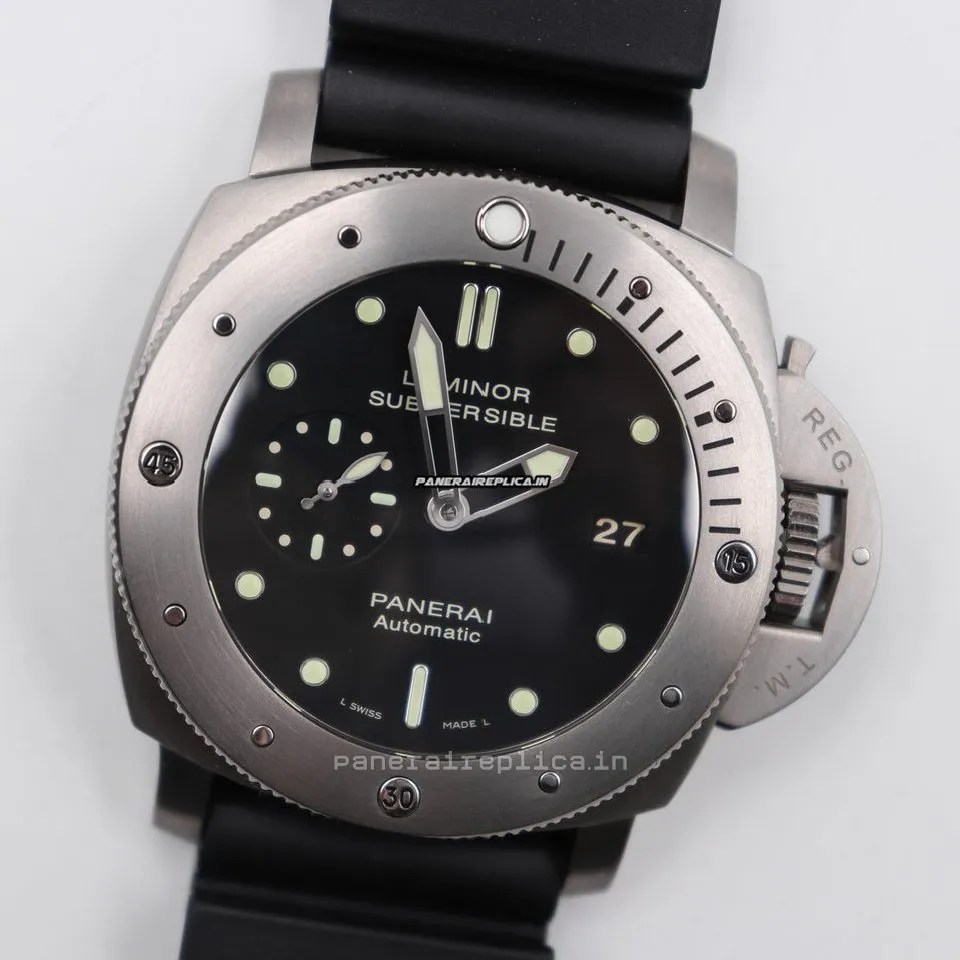 Stylish Imitation Panerai Luminor Submersible 47mm Titanium Case Mens/unisex Automatic Watch