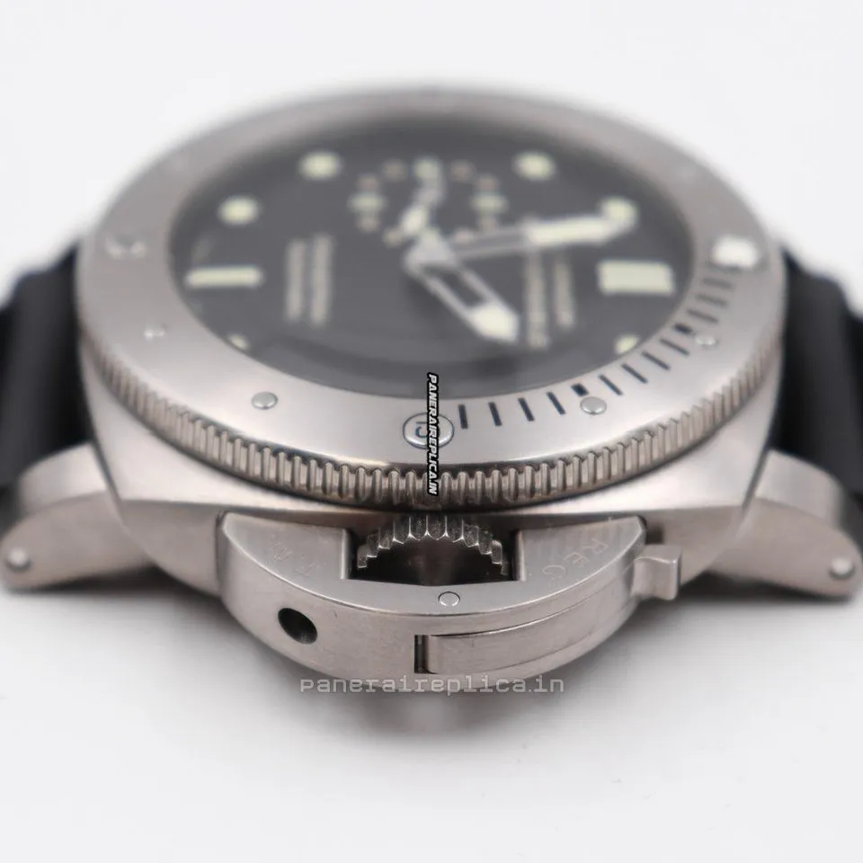 Alternative view of Stylish Imitation Panerai Luminor Submersible 47mm Titanium Case Mens/unisex Automatic Watch