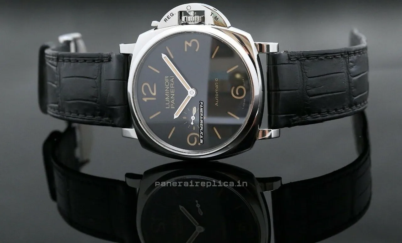 Alternative view of Wonderful Replica Panerai Luminor Due 45mm Steel Case Automatic Watch